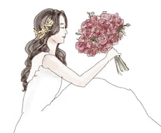結婚式むけイラストをかきます イメージ1