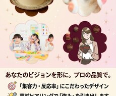 女性・子供向けのやさしいバナー制作します イメージ1