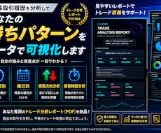 MT4取引履歴を分析し勝ちパターンを可視化します イメージ1