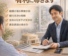 先着5名限定価格　銀行融資・資金調達相談します