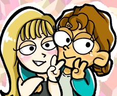 ペア似顔絵かきます ゆるかわ似顔絵です。プレゼントや記念にどうぞ！
