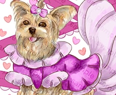 ペットのイラスト｜可愛いデフォルメ風に描きます 【最短5日納品】 SNSアイコン、自分用グッズ、贈り物