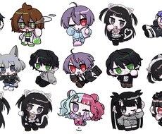 商用利用可能なデフォルメイラスト制作します かわいいミニキャラを描きます！