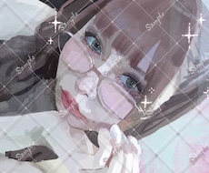 写真から油絵風の似顔絵を描きます イメージ1