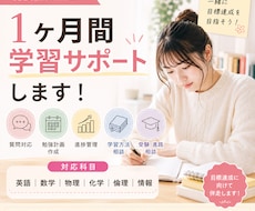 現役医大生が1か月伴走！勉強管理＆質問対応します イメージ1