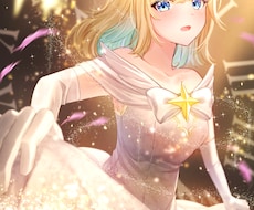 最高の一枚絵描きます 配信や動画などで使用できる一枚絵を制作いたします！