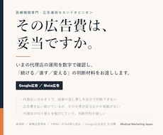 クリニックの広告運用を数字で監査します イメージ1