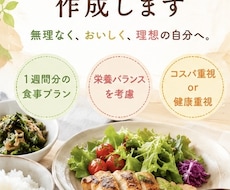 生活習慣に合わせ健康管理プランを提案します 健康的な食生活を、あなたの生活スタイルに合わせて提案