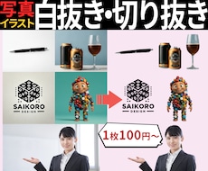 格安で写真・画像の【白抜き・切り抜き】いたします イメージ1