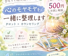 初回お試し相談｜心のモヤモヤを一緒に整理します イメージ1