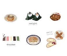 美味しそうでほっこりする食べ物イラストを描きます 商用利用可★食欲そそるオリジナル挿絵はいかがでしょうか♡