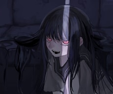厚塗りでダーク可愛いイラストを描きます イメージ1