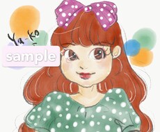 アイコン＊名刺＊お一人用似顔絵描きます イメージ1