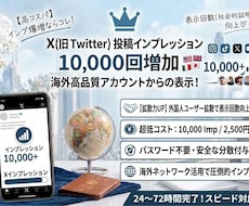 X外国人インプ増加10,000増加します イメージ1
