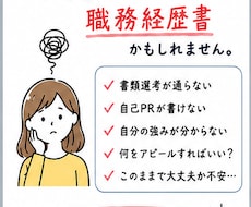 現役人事が書類選考を通過する職務経歴書へ改善します イメージ1