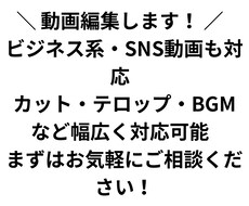 ビジネス系も対応！動画編集します イメージ1