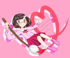 ポップで可愛い似顔絵やアイコン描きます プレゼントなど様々な用途で使える！