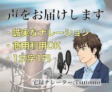 声のお仕事承ります イメージ1