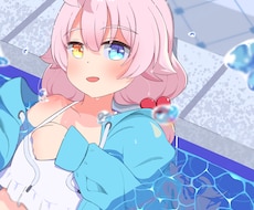 アニメ塗りでキャラクターを描きます イメージ1
