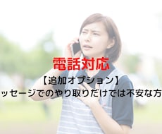 直接会話したいことについて、対応いたします その他の出品サービスのオプションとして、ご利用ください。