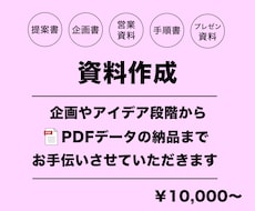 アイデア段階からPDFの納品までお手伝いします イメージ1
