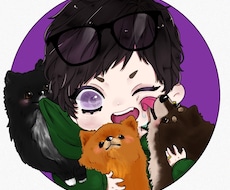 アイコン用イラストお描きします SNS等に使用するアイコン用のイラスト作成いたします。