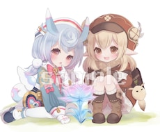 かわいい女の子のアイコン描きます イメージ1