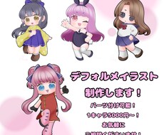 パーツ分け対応！世界に一つのSDキャラ作成します イメージ1