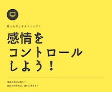 感情コントールとモチベーションの習慣化教えます イメージ1