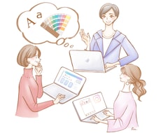 個人事業主のHP用挿絵イラストをお描きます イメージ1