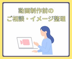 動画制作前のイメージ相談・事前サポートをします アニメーション動画制作前の不安や疑問に丁寧にお答えします！