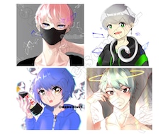 1名様限定価格‼️アイコン描きます 【値引き中‼️】かっこいい！かわいい！あなただけのアイコン！
