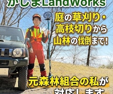 庭の草刈高枝切りから山林の伐倒までプロが解決します イメージ1