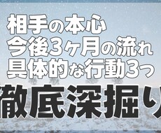 相手の本心・隠れた感情を具体的に深掘りします