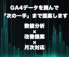 ECサイトのGA4分析と改善提案をします 数字を読んで次の一手まで｜月次レポート対応
