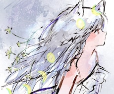 落書きテイストでゆるふわなイラストお描きします 女の子・男の子ok SNSアイコン制作承ります