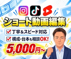 構成から相談できるショート動画を制作します 伝えたい内容を整理し、最後まで見やすい動画に仕上げます