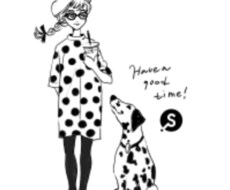 ゆる犬のスケッチ風のイラスト描きます イメージ1