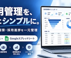 採用管理システムを構築します イメージ1