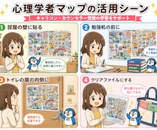 六月末まで限定＿顔で覚える心理学者マップお渡します 脳科学に基づく記憶術｜試験に向け、サクッと学科の不安を軽減