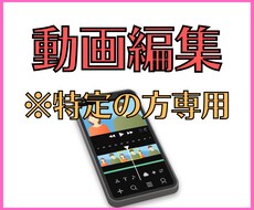 特定の方専用です/動画編集をいたします perfect videoを用いた動画編集作業です