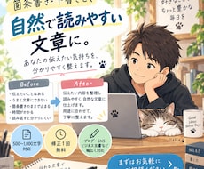 箇条書きや下書きを読みやすい文章に整えますます イメージ1