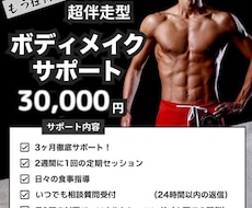 ボディメイク（食事・トレーニング）サポートします イメージ1