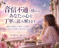 音信不通で揺れるあなたの心を丁寧に読み解きます 連絡が途絶えた相手との関係と、あなたの本音に光を