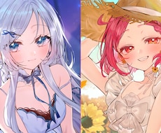特別価格！キラキラ・繊細なイラスト描きます ご依頼主さんの求める世界観を表現します。女の子が得意です。