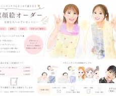 あたたかくて、やさしい似顔絵描きます