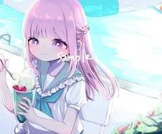 アイコン用にかわいい女の子や少年を早く描きます イメージ1