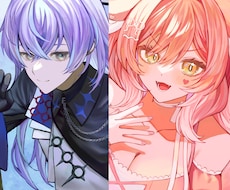 目を引く色彩豊かな厚塗り絵描きます 配信サムネイル、歌ってみた、グッズ、アイコンなど