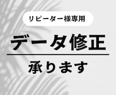 納品後の修正承ります 納品後に変更・修正が必要になったお客様専用となります