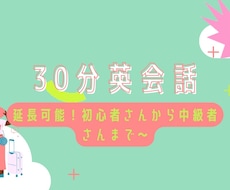 初心者から中級者向けの英会話レッスンをしまます イメージ1